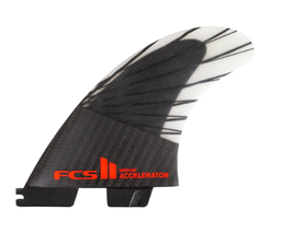 Ailerons FCS II Accelerator PC Carbon Tri Retail Fins