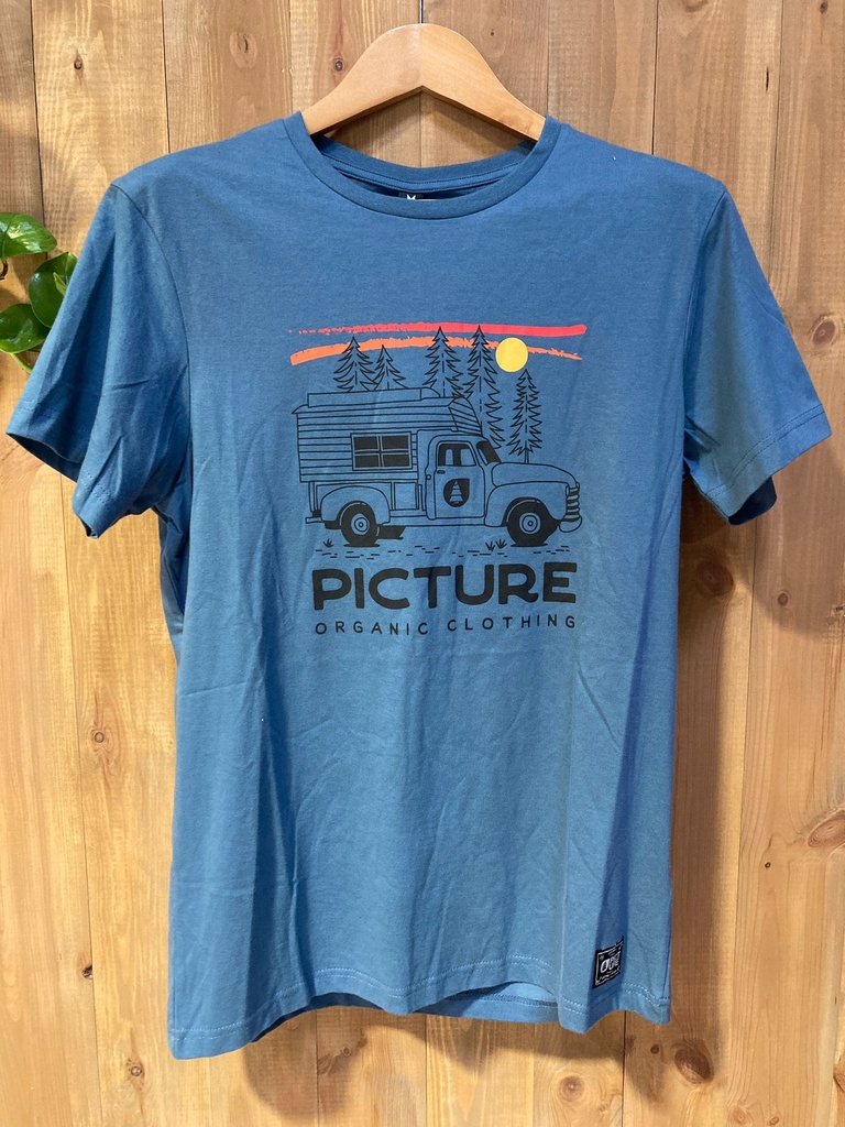 Picture Custom van Tee - Mirage Blue